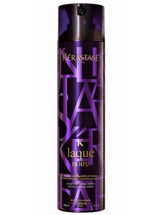 Лак сильной фиксации Laque Noir Krastase.