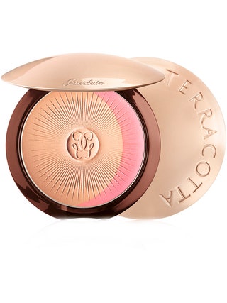 Пудра Terracotta Joli Teint  Poudre Duo Bonne Mine Naturelle Guerlain для блондинок.