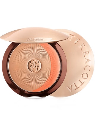 Пудра Terracotta Joli Teint  Poudre Duo Bonne Mine Naturelle Guerlain для брюнеток.