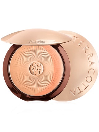 Пудра Terracotta Joli Teint  Poudre Duo Bonne Mine Naturelle Guerlain для брюнеток.