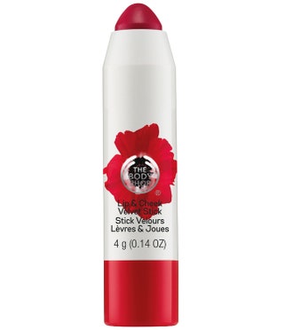 Стик для губ и скул Velvet Stick 750 руб. The Body Shop.