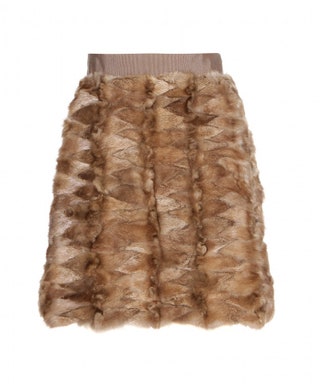 Saint Laurent юбка из меха 289 420 руб.