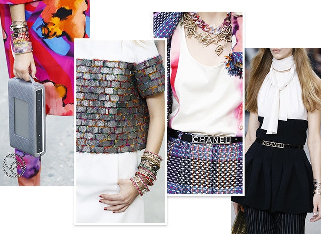 Крупным планом детали коллекции Chanel весналето 2015 в новом видео