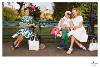 Рекламная кампания Kate Spade весналето 2015