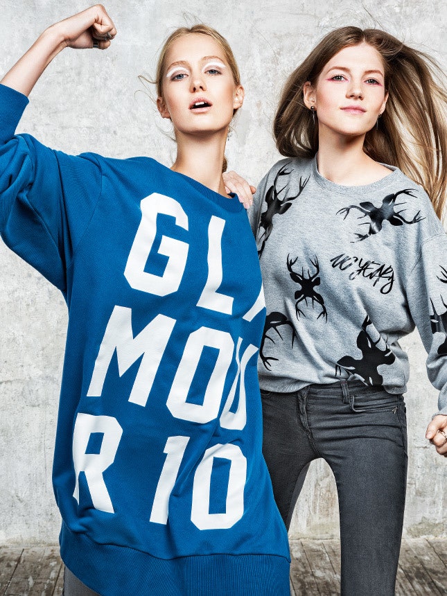 Наши шьют российские дизайнеры создали свитшоты  к 10летию Glamour