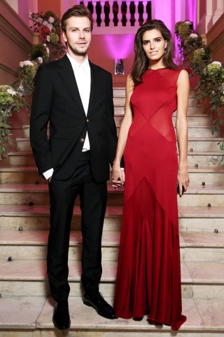Дарья Малыгина в Versace с супругом Егором Пискуновым