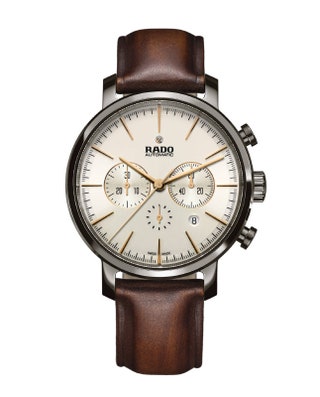 Часы из высокотехнологичной керамики на кожаном ремешке 190 200 руб. Rado