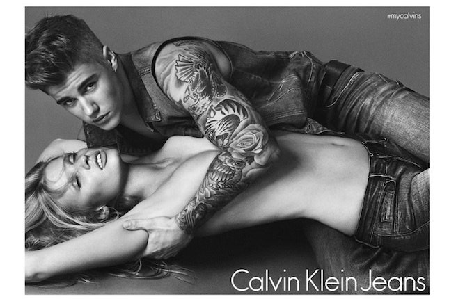 Мальчикзвезда Джастин Бибер в рекламной кампании Calvin Klein