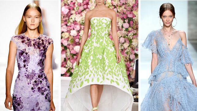 Лучшие вечерние платья фото с показов Недели моды в НьюЙорке