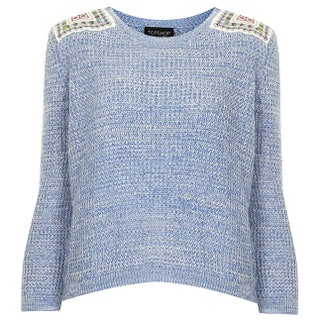 Джемпер из хлопка и акрила 2240 руб. Topshop