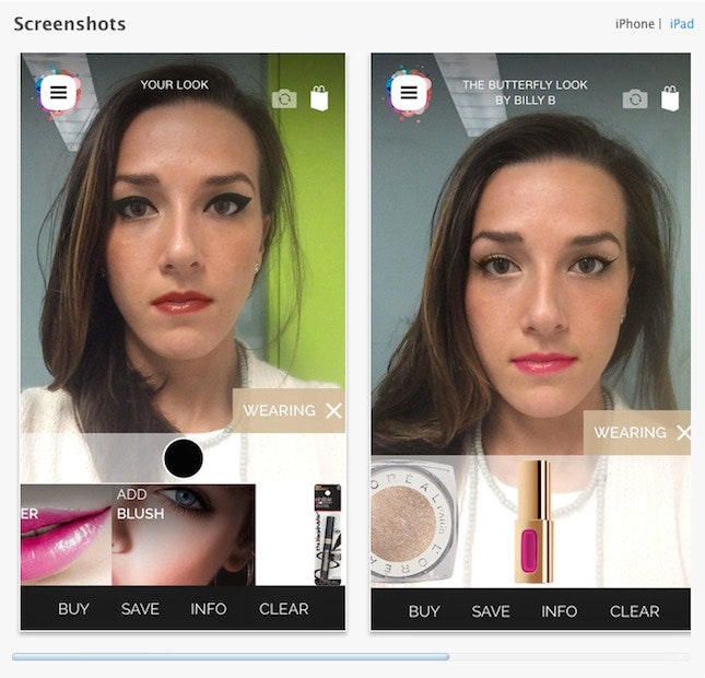Вам к лицу зеркальный макияж в мобильном приложении Makeup Genius от LOreal Paris