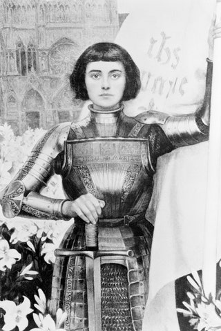 Жанна дАрк. Жанна дАрк на картине Альберта Линча мэтра арнуво.