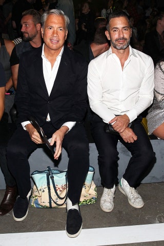 Роберт Дафи и Марк Джейкобс на показе Marc By Marc Jacobs