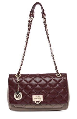 Сумка из телячьей кожи 12 950 руб. DKNY