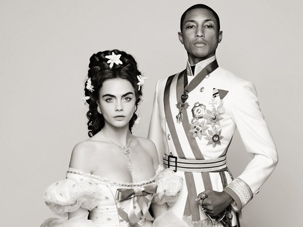Кара Делевинь и Фаррелл Уильямс &- в мини-фильме Chanel