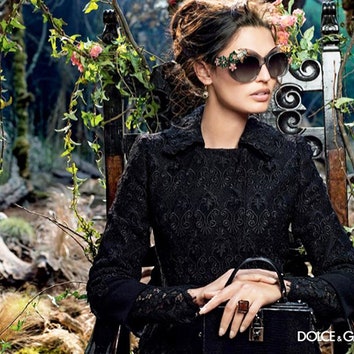 Бьянка Балти в рекламной кампании очков Dolce & Gabbana осень 2014