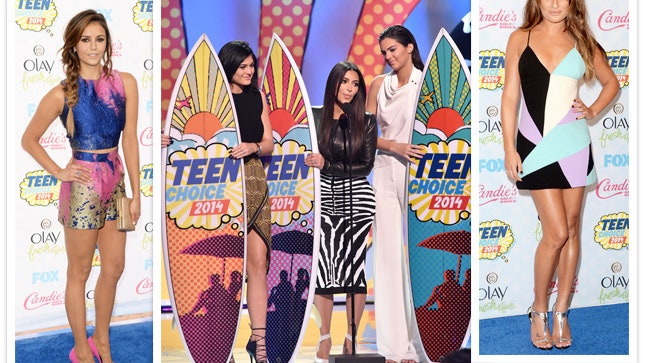 Поймали волну Селена Гомес сестры Кардашьян и другие победители Teen Choice Awards 2014