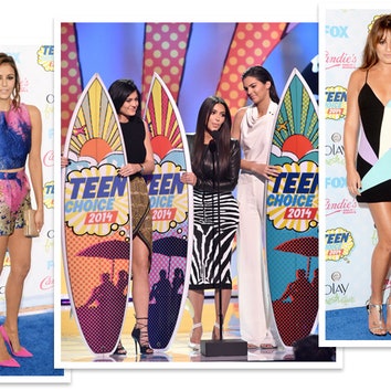 Поймали волну: Селена Гомес, сестры Кардашьян и другие победители Teen Choice Awards 2014