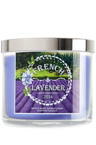 Свеча French Lavender Bath  Body Works. Дикая лаванда ваниль