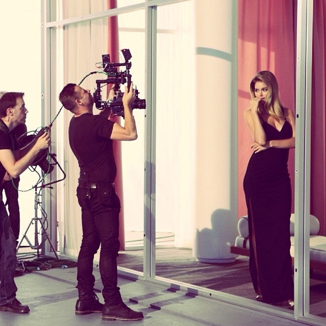 Настоящая страсть Даутцен Крез и Чарли Ханнэм на съемках Calvin Klein