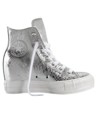 Кеды из металлизированной кожи 5800 руб. Converse