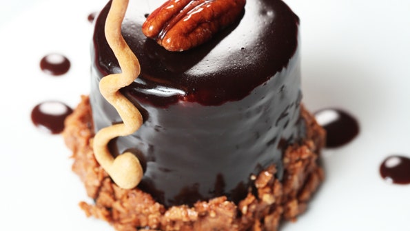 Рецепт: Шоколадный торт - с шоколадным кремом