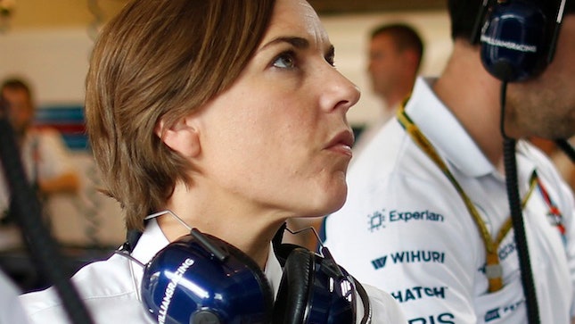 Женщина у руля интервью с Клэр Уильямс заместителем главы команды «Формула1» Williams Martini Racing