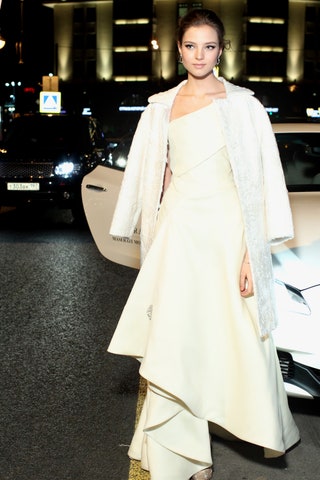 Алеся Кафельникова в Dior Haute Couture