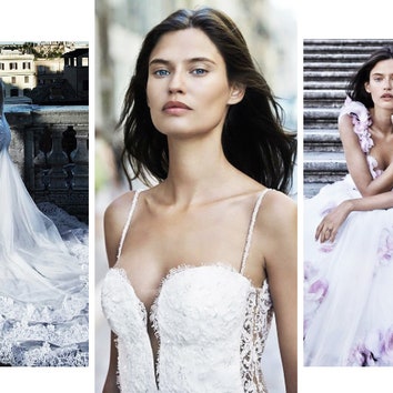 Великая красота: Бьянка Балти в свадебном каталоге Alessandro Angelozzi Couture 2015