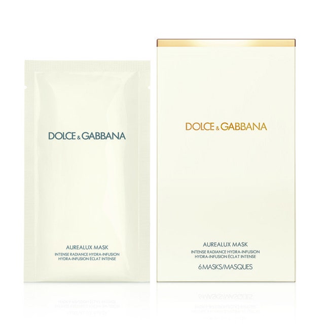 Секрет сияющей кожи моделей маска Aurealux Dolce  Gabbana