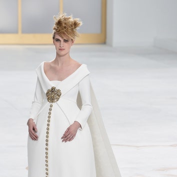 Наследие барокко и абстракционизм: коллекция Карла Лагерфельда Chanel Haute Couture осень-зима 2014/2015