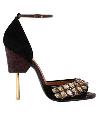 Givenchy туфли из замши и кожи ската  с кристаллами цена по запросу.