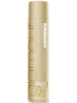 Спрей для сильной фиксации ToniGuy Glamour Firm Hold Hairspray.
