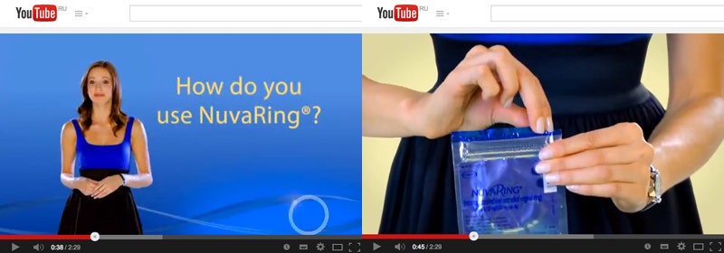 Компания даже запустила ролик на YouTube в котором очаровательная брюнетка объясняет как пользоваться противозачаточным...