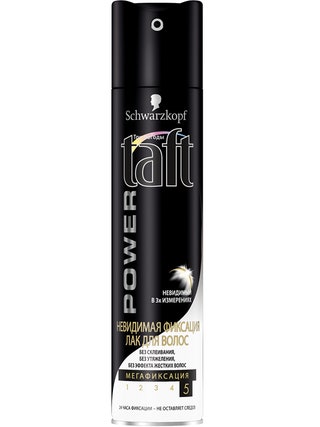 Лак для волос Taft Power quotНевидимая фиксацияquot 155 руб. ЧТО ОБЕЩАНО Лак для волос позволяет добиться естественной...