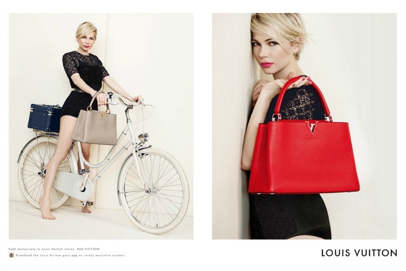 Мишель Уияльмс в рекламной кампании Louis Vuitton