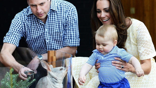 В мире животных Кейт Уильям и Джордж в сиднейском зоопарке Taronga Zoo
