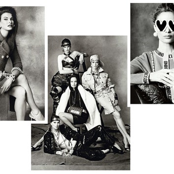 Назад к истокам: Линда Евангелиста и другие топ-модели в рекламе Moschino
