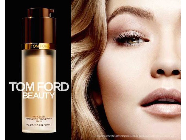 Красота по-американски: Джиджи Хадид в рекламе макияжа Tom Ford