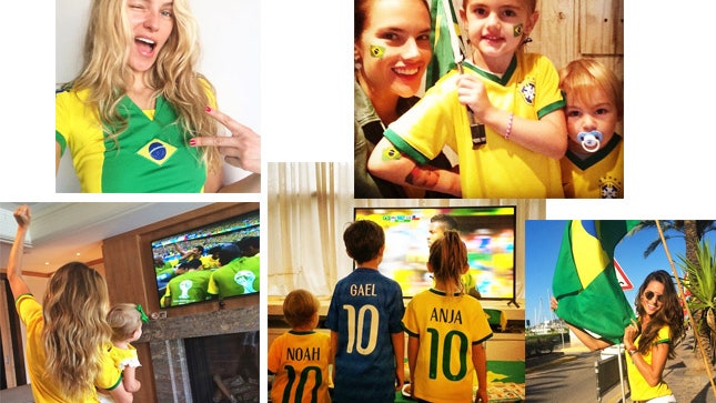 Супермодели на чемпионате мира по футболу 2014 в Бразилии