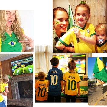 Супермодели на чемпионате мира по футболу 2014 в Бразилии