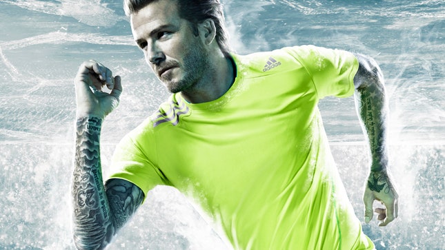 Дэвид Бекхэм представляет уникальные футболки adidas с эффектом охлаждения