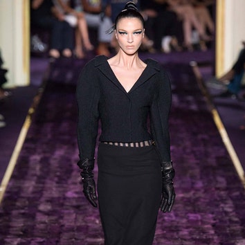 Atelier Versace: обзор коллекции Haute Couture осень-зима 2014/2015 и звездные гости показа