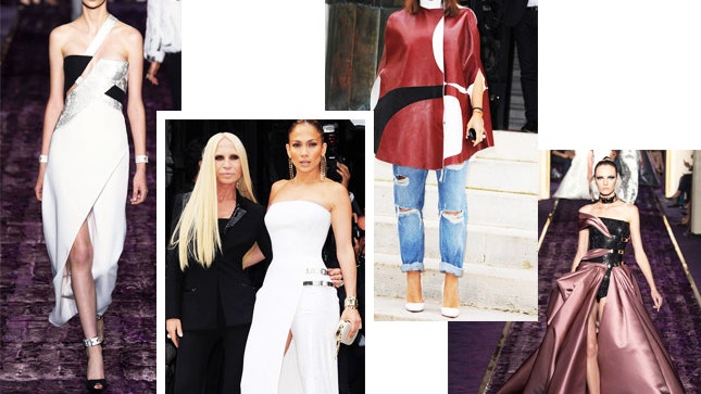Atelier Versace обзор коллекции Haute Couture осеньзима 20142015 и звездные гости показа