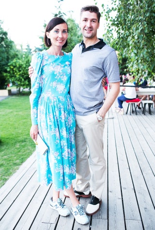 Мария Железянкова с мужем
