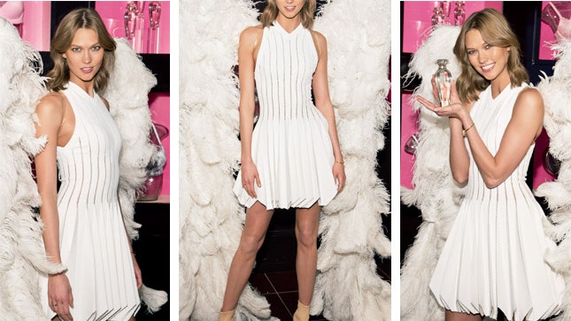 Ангел во плоти Карли Клосс на презентации духов Victoria's Secret