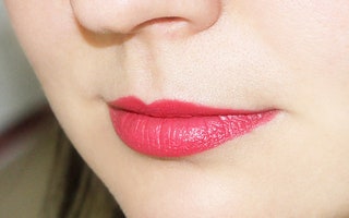 Rouge à Lèvres от Givenchy сразу после нанесения.
