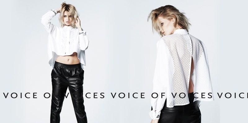 Эбби Ли Кершоу в рекламной кампании Voice of Voices