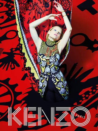 Рекламная кампания Kenzo.