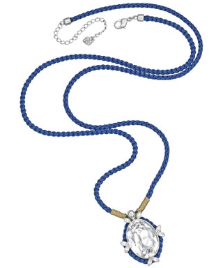 Swarovski колье  из шелка с кристаллами цена по запросу.